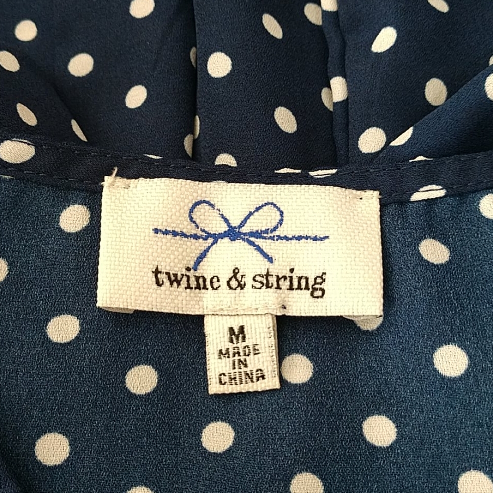 Twine & string top, medium - Picture 5 of 7
